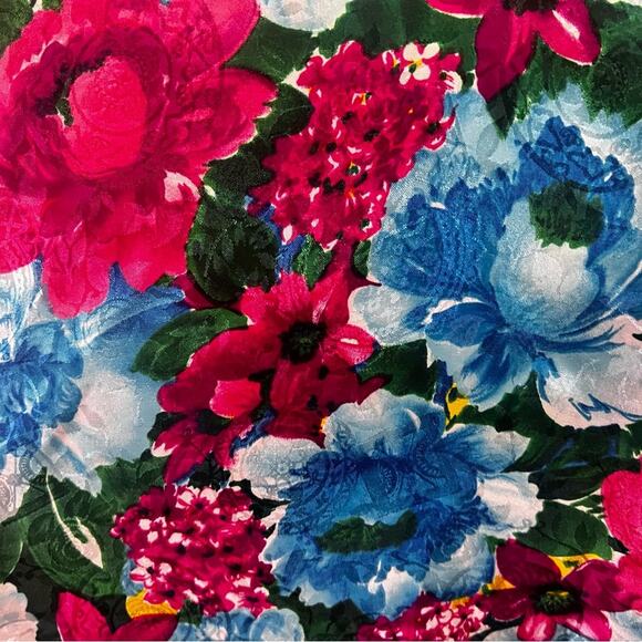 Vintage Victoria’s Secret Gold Label Floral Satin Shirt Button Up M/L 90’s - Picture 8 of 8